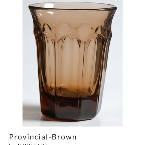 Eight Noritake Provencial Brown Juice Glasses - Picture 4 of 4